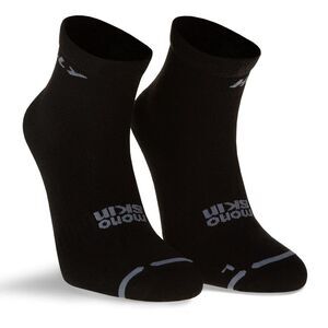 Hilly Mens Active Ankle Socks / Black/Gray